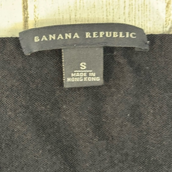 Banana Republic Black Ruched V-Neck Tank Top – Size Small - Picture 5 of 7